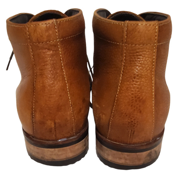 Cole Haan Brown Pebbled Leather Mens Lace Up Ankle Boots Size 11 M main image 4